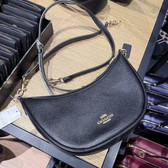 Coach Handbags - Coach Aria Shoulder Bag CCL28 Gold/Black NWT